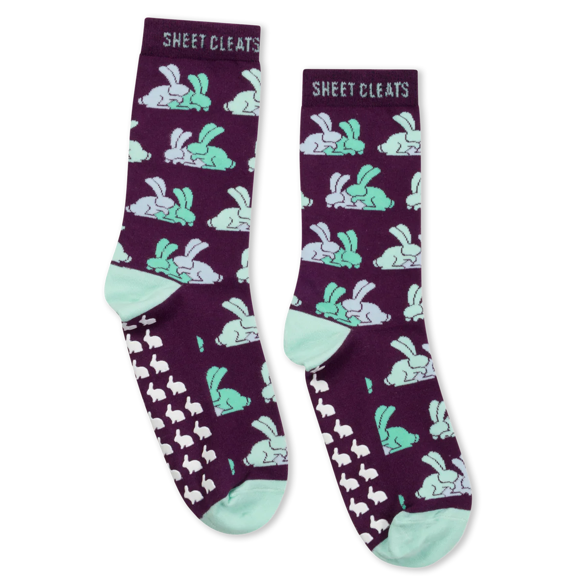 Sheet Cleats Bunny Socks